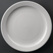 Photo 1 matériel référence CF364: Assiettes à bord étroit Olympia Athena 254mm (Lot de 12)