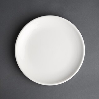 photo 1 assiette plate blanche olympia café 205mm