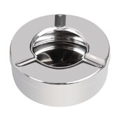 Photo 1 matériel référence CM368: Cendrier inox anti-vent Olympia 90mm - Vendus par 6