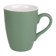 Photo 1 matériel référence CS044: Mug pastel mat en porcelaine Olympia vert 320ml (lot de 6)