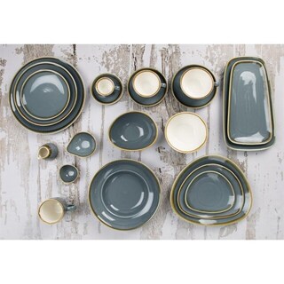 photo 3 assiettes à pâtes olympia kiln couleur océan 250mm (lot de 4)