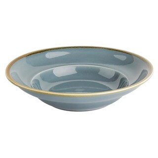 photo 2 assiettes à pâtes olympia kiln couleur océan 250mm (lot de 4)