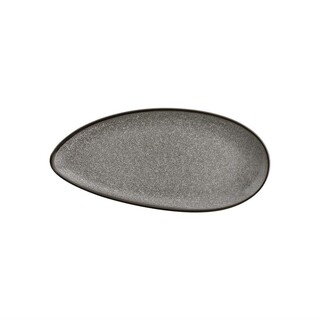 photo 1 assiettes feuille olympia mineral 305mm (lot de 6)