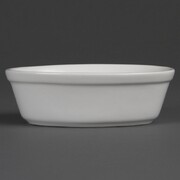 Photo 1 matériel référence DK807: Plats à gratin ovales blancs Olympia 161 x 116mm (Lot de 6)