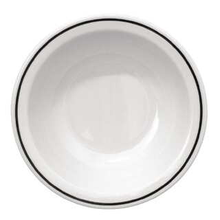photo 3 bols en mélamine filet noir olympia kristallon 150mm (lot de 12)