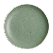 Photo 1 matériel référence DR801: Assiettes plates verte Chia Olympia 20,5 cm - Lot de 6