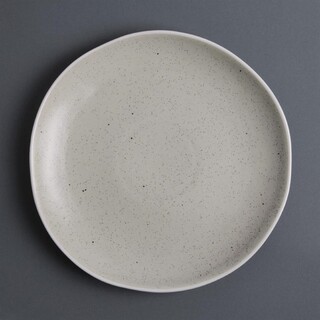 photo 1 assiettes plates sable chia olympia 27 cm - lot de 6
