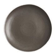 Photo 1 matériel référence DR814: Assiettes plates grises Chia Olympia 27 cm - Lot de 6