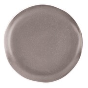 Photo 1 matériel référence DR815: Assiettes plates grises Chia Olympia 20,5 cm - Lot de 6