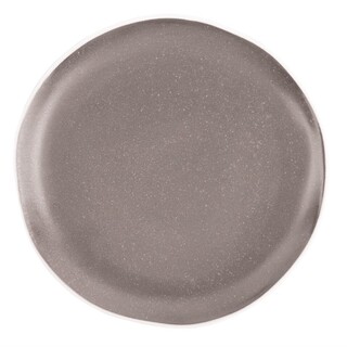photo 1 assiettes plates grises chia olympia 20,5 cm - lot de 6