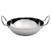 Photo 1 matériel référence F469: Plat à sauce Balti inox Olympia 154mm