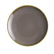 Photo 1 matériel référence FA027: Assiettes plates rondes grises Kiln Olympia 178mm - lot de 6
