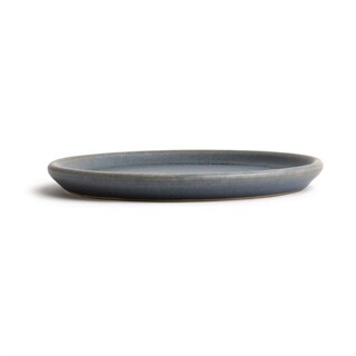 photo 4 assiettes plates granit bleu olympia canvas 18 cm (lot de 6)