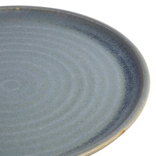 photo 4 assiettes plates granit bleu olympia canvas 26,5 cm