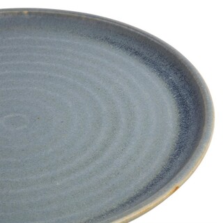 photo 4 assiettes plates granit bleu olympia canvas 26,5 cm (lot de 6)
