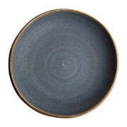 Photo 1 matériel référence FA306: Assiettes creuses calottes bleu granit Olympia Canvas 23 cm (lot de 6)
