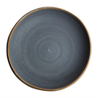 photo 1 assiettes creuses calottes bleu granit olympia canvas 23 cm (lot de 6)