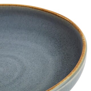 photo 4 assiettes creuses calottes bleu granit olympia canvas 23 cm (lot de 6)