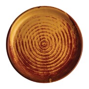 Photo 1 matériel référence FA309: Assiettes plates terre de sienne Olympia Canvas 18 cm (Lot de 6)