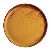 Photo 1 matériel référence FA310: Assiettes plates terre de sienne Olympia Canvas 26,5 cm (Lot de 6)