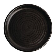 Photo 1 matériel référence FA316: Assiettes plates noir mat Olympia Canvas 18 cm