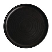 Photo 1 matériel référence FA317: Assiettes plates noir mat Olympia Canvas 26,5 cm (Lot de 6)