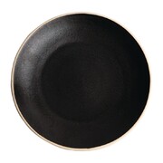 Photo 1 matériel référence FA318: Assiettes coupes noir mat Olympia Canvas 27 cm