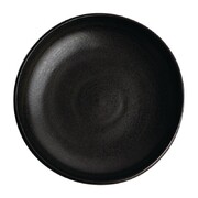 Photo 1 matériel référence FA320: Assiettes creuses calottes noir mat Olympia Canvas 23 cm (lot de 6)