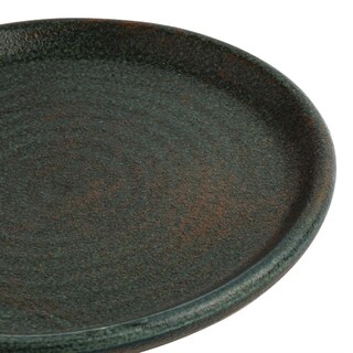 photo 4 assiettes plates vert bronze olympia canvas 18 cm