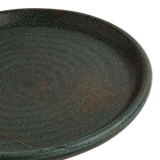 photo 4 assiettes plates vert bronze olympia canvas 18 cm (lot de 6)