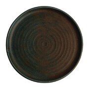 Photo 1 matériel référence FA324: Assiettes plates vert bronze Olympia Canvas 26,5 cm