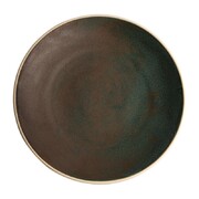 Photo 1 matériel référence FA325: Assiettes coupes vert bronze Olympia Canvas 27 cm