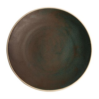 photo 1 assiettes coupes vert bronze olympia canvas 27 cm