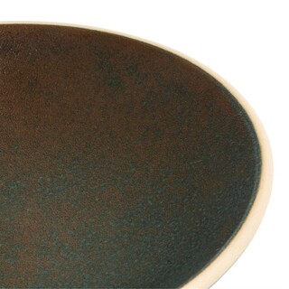 photo 3 assiettes creuses vert bronze olympia canvas 20 cm (lot de 6)