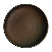 Photo 1 matériel référence FA327: Assiettes creuses calottes vert bronze Olympia Canvas 23 cm (lot de 6)