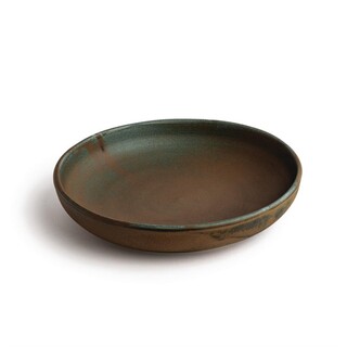photo 4 assiettes creuses calottes vert bronze olympia canvas 23 cm (lot de 6)