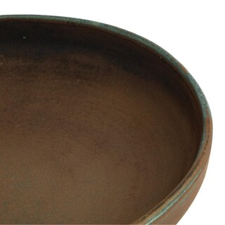 photo 5 assiettes creuses calottes vert bronze olympia canvas 23 cm (lot de 6)