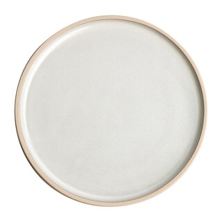 photo 1 assiettes plates bord droit blanc murano olympia canvas 18 cm