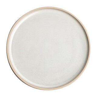 photo 1 assiettes plates bord droit blanc murano olympia canvas 18 cm (lot de 6)
