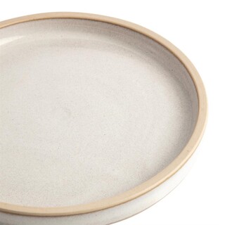 photo 3 assiettes plates bord droit blanc murano olympia canvas 18 cm