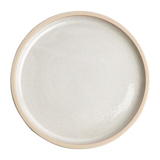 photo 1 assiettes plates bord droit blanc murano olympia canvas 25 cm
