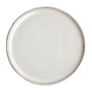 Photo 1 matériel référence FA331: Assiettes plates blanc Murano Olympia Canvas 26,5 cm (Lot de 6)