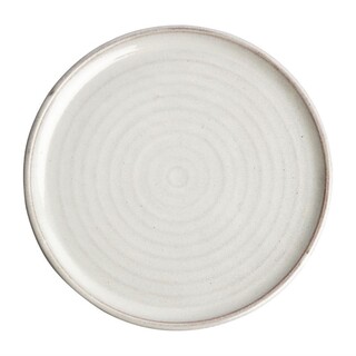 photo 1 assiettes plates blanc murano olympia canvas 26,5 cm
