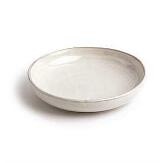 photo 3 assiettes creuses calottes blanc murano olympia canvas 23 cm (lot de 6)