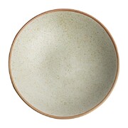 Photo 1 matériel référence FA340: Assiettes creuses beige moucheté Olympia Canvas 20 cm (Lot de 6)