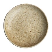 Photo 1 matériel référence FA341: Assiettes creuses calottes beige moucheté Olympia Canvas 23 cm (lot de 6)