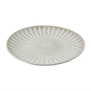 photo 2 assiettes plates olympia corallite grises 280 mm (lot de 6)