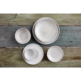 photo 2 assiettes plates olympia corallite 20,5 cm