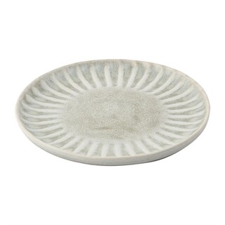 photo 5 assiettes plates olympia corallite grises 205 mm (lot de 6)