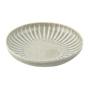 Photo 1 matériel référence FB957: Assiettes calottes Olympia Corallite grises 220mm (lot de 6)